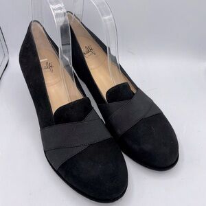 Amalfi by Rangoni Ferrara Italy Suede Leather Pumps Heels